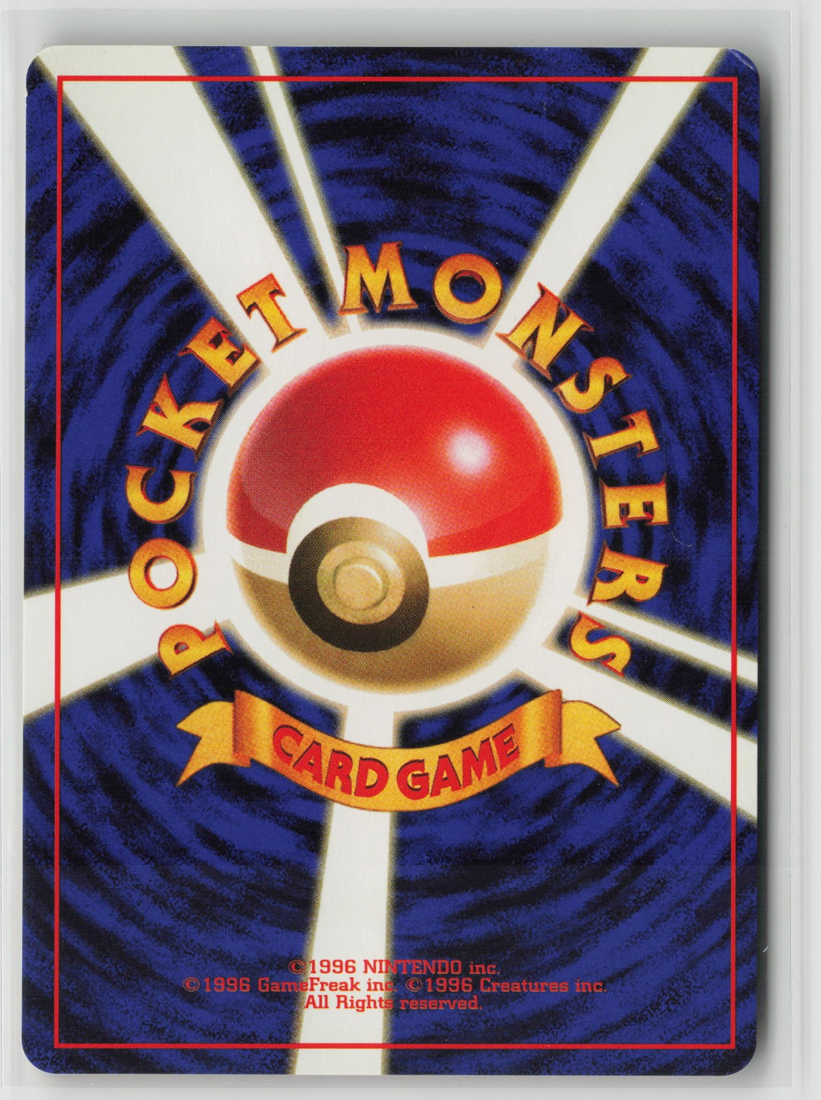 Lt. Surge's Raichu Holo Rare NM (Back)