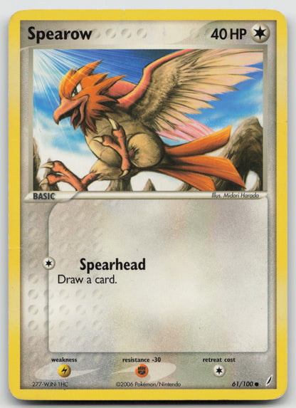Spearow Common Normal CG 61/100 DMG