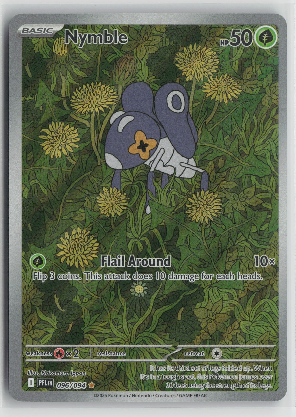 Nymble Illustration Rare Holo PFL 096/094 NM- D