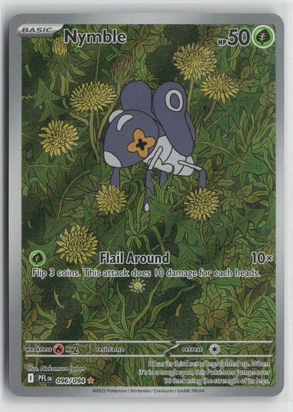 Nymble Illustration Rare Holo PFL 096/094 NM- D