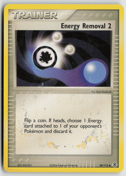 Energy Removal 2 Uncommon FireRed & LeafGreen 89/112 DMG
