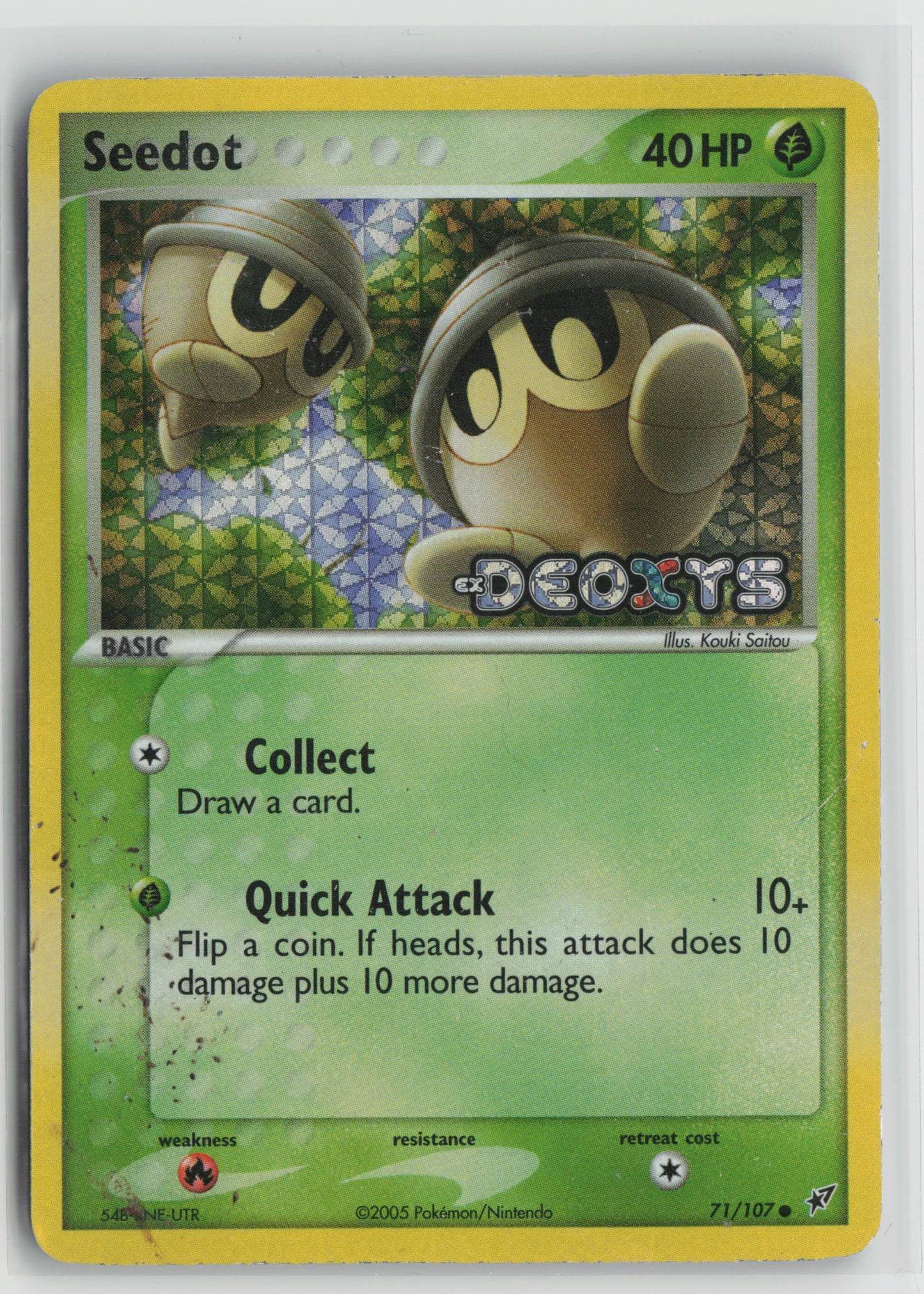 Seedot Common Deoxys 71/107 HP