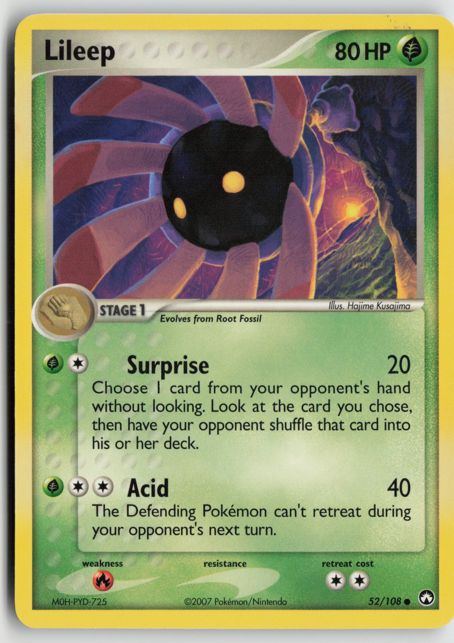Lileep Common Power Keepers 52/108 MP