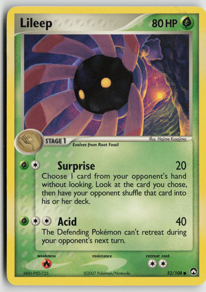 Lileep Common Power Keepers 52/108 MP