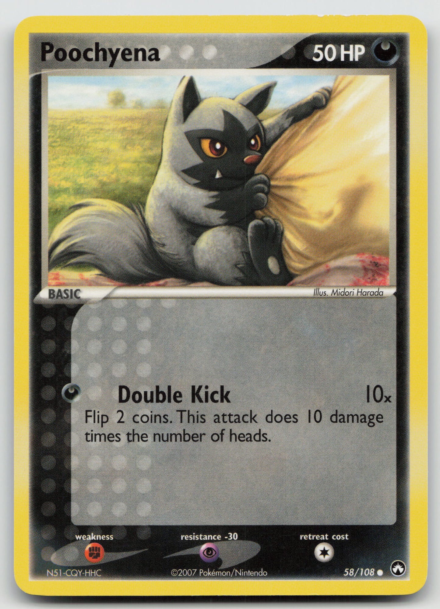 Poochyena Common Normal PK 58/108 MP