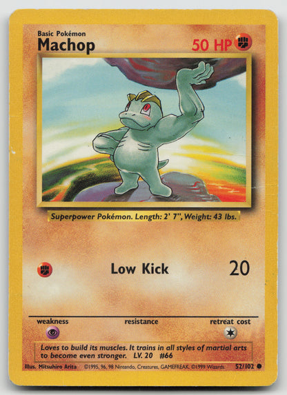 Machop Common Normal BS 052/102 HP