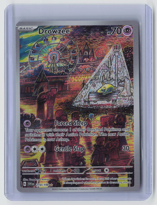 Drowzee - Illustration Rare SV01: Scarlet & Violet Base Set 210/198 NM - A