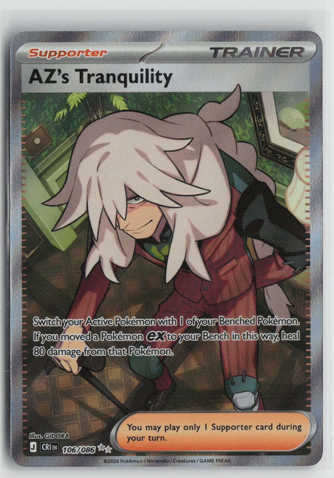AZ's Tranquility - Ultra Rare Holo CRI 106/086 NM