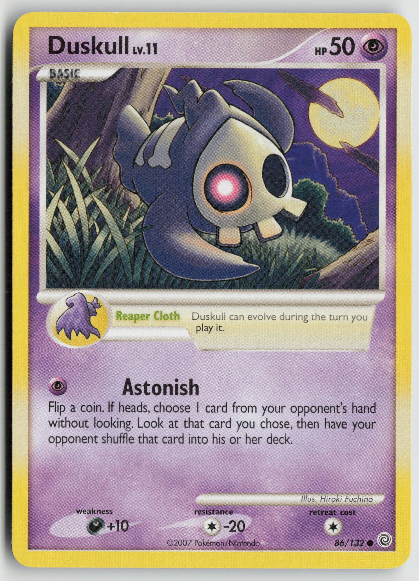 Duskull Common Secret Wonders 86/132 LP