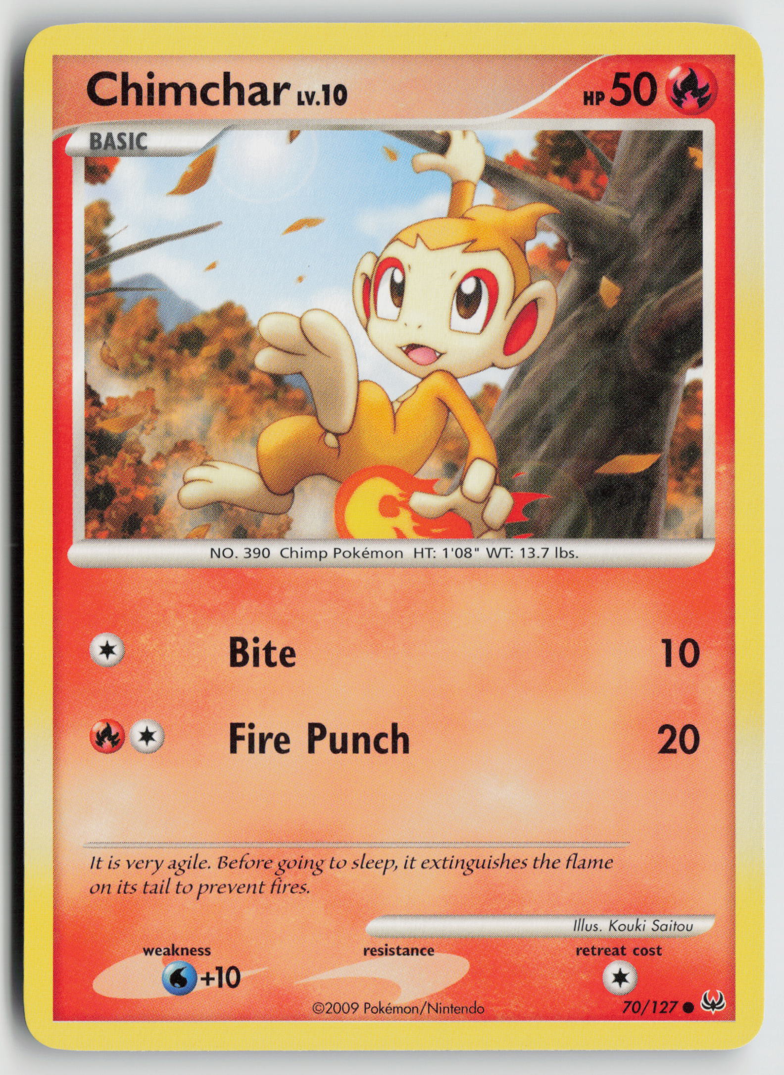 Chimchar Common Platinum 70/127 NM