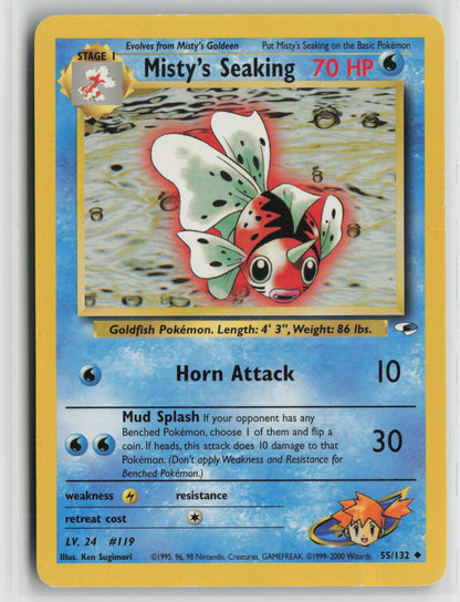 Misty's Seaking Uncommon Unlimited G1 055/132 HP