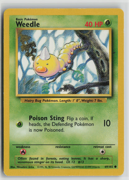Weedle Common BS 069/102 HP