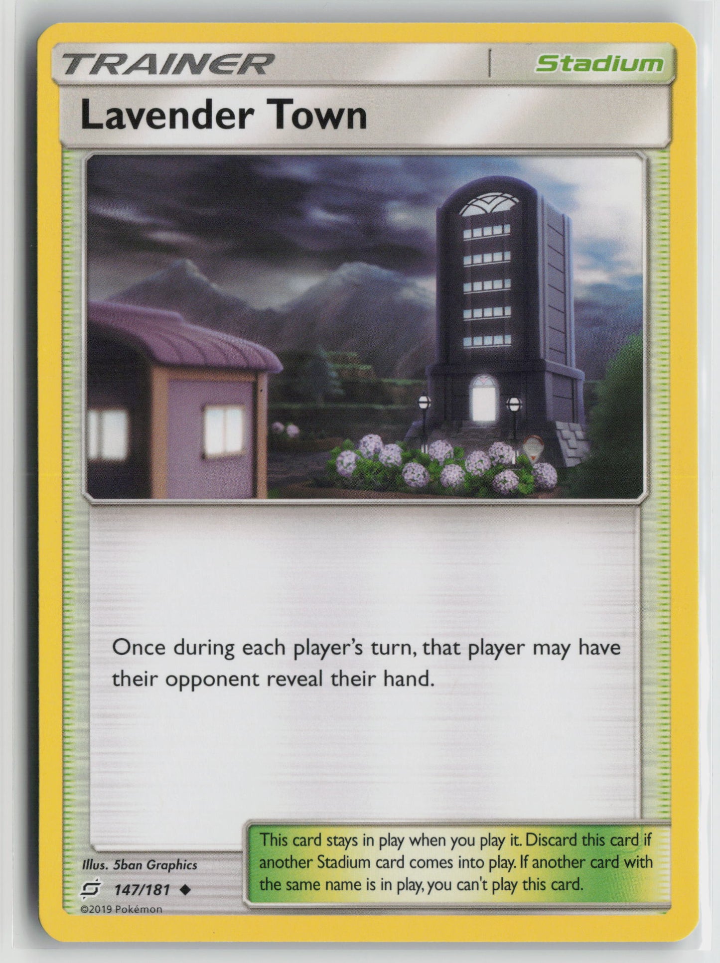 Lavender Town Uncommon SM - Team Up 147/181 NM