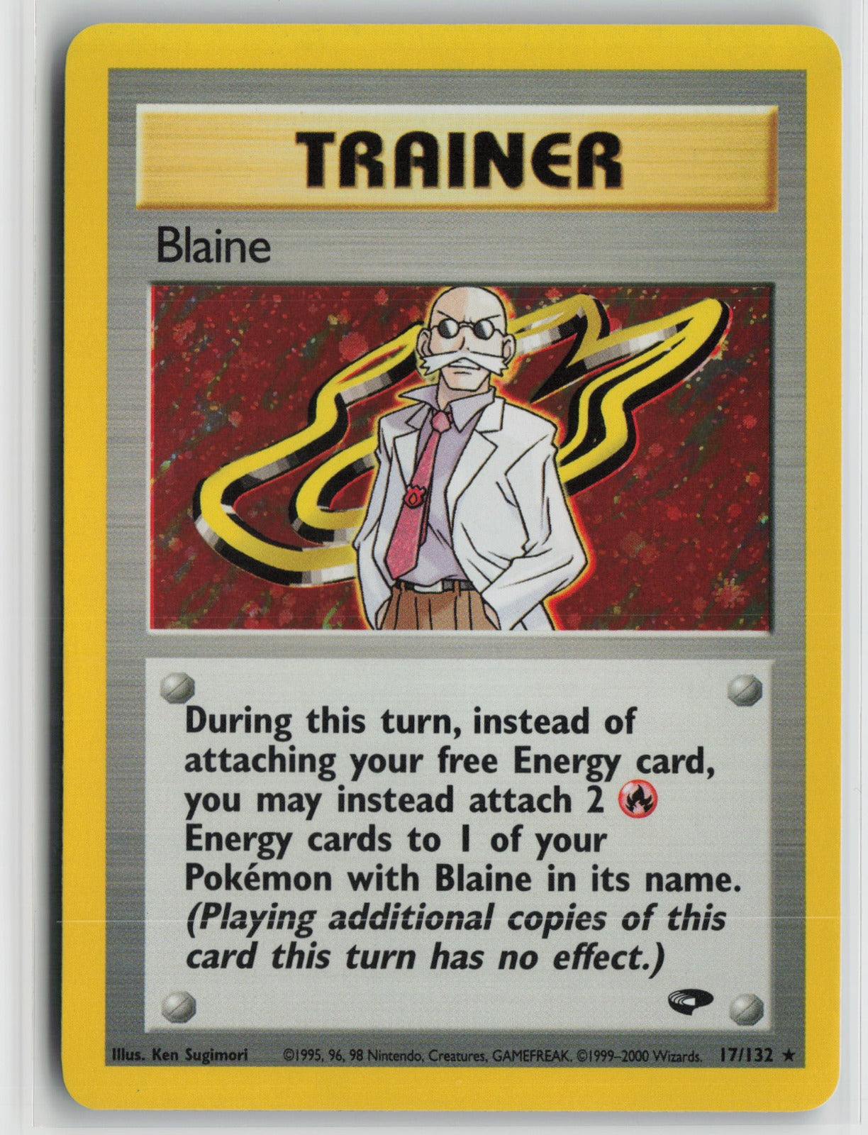 Blaine (17) Holo Rare Unlimited G2 017/132 NM