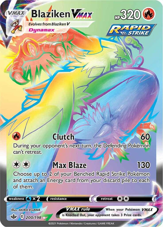 Blaziken VMAX - Chilling Reign #200/198