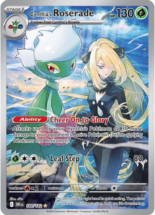 Cynthia's Roserade - Destined Rivals #184/182