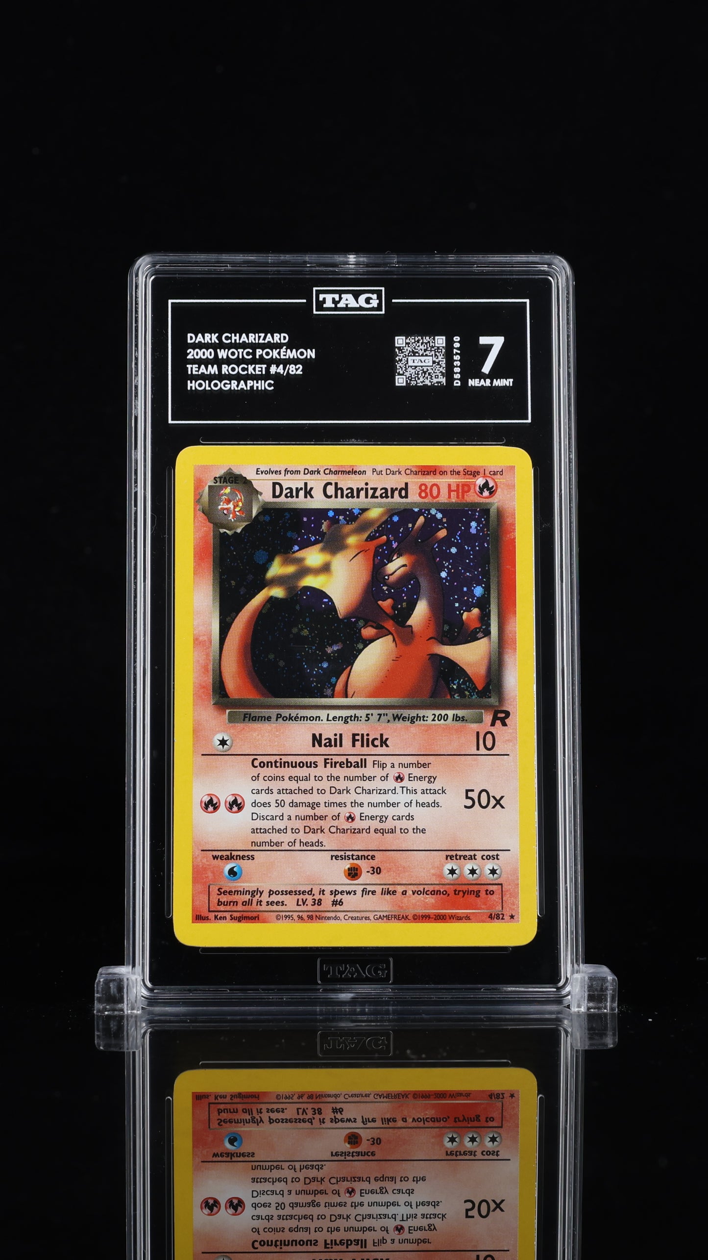 Dark Charizard - Team Rocket 4/82 TAG 7
