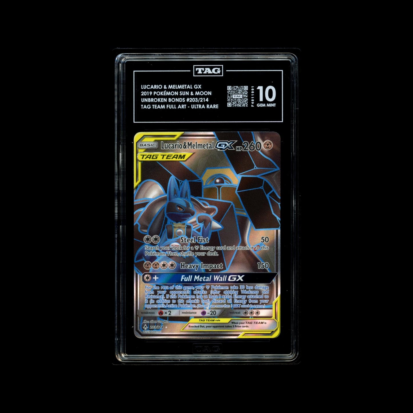 Lucario & Melmetal GX - UBB #203/214 - TAG 10