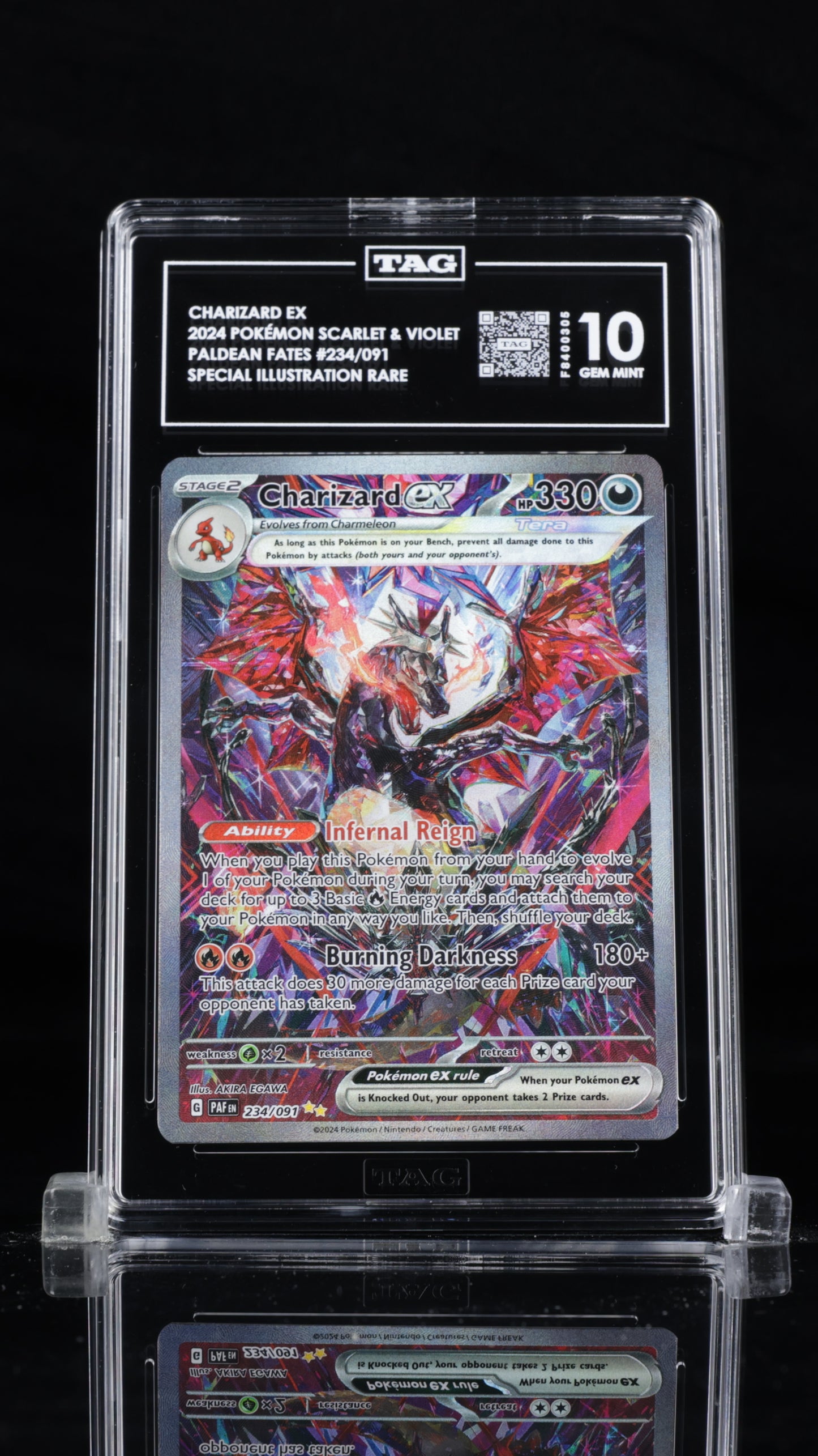 Charizard EX - Paldean Fates #234/091 TAG 10