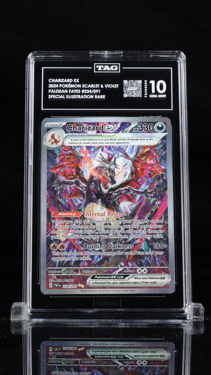Charizard EX - Paldean Fates #234/091 TAG 10