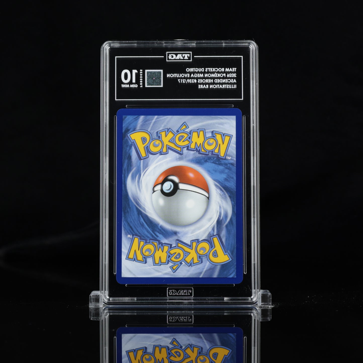 Team Rocket's Dugtrio - ASC #239/217 - TAG 10 GEM MINT