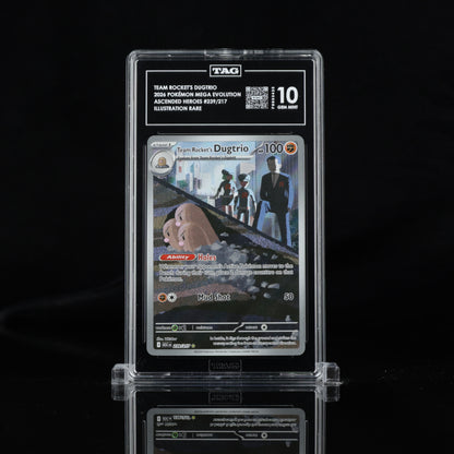 Team Rocket's Dugtrio - ASC #239/217 - TAG 10 GEM MINT