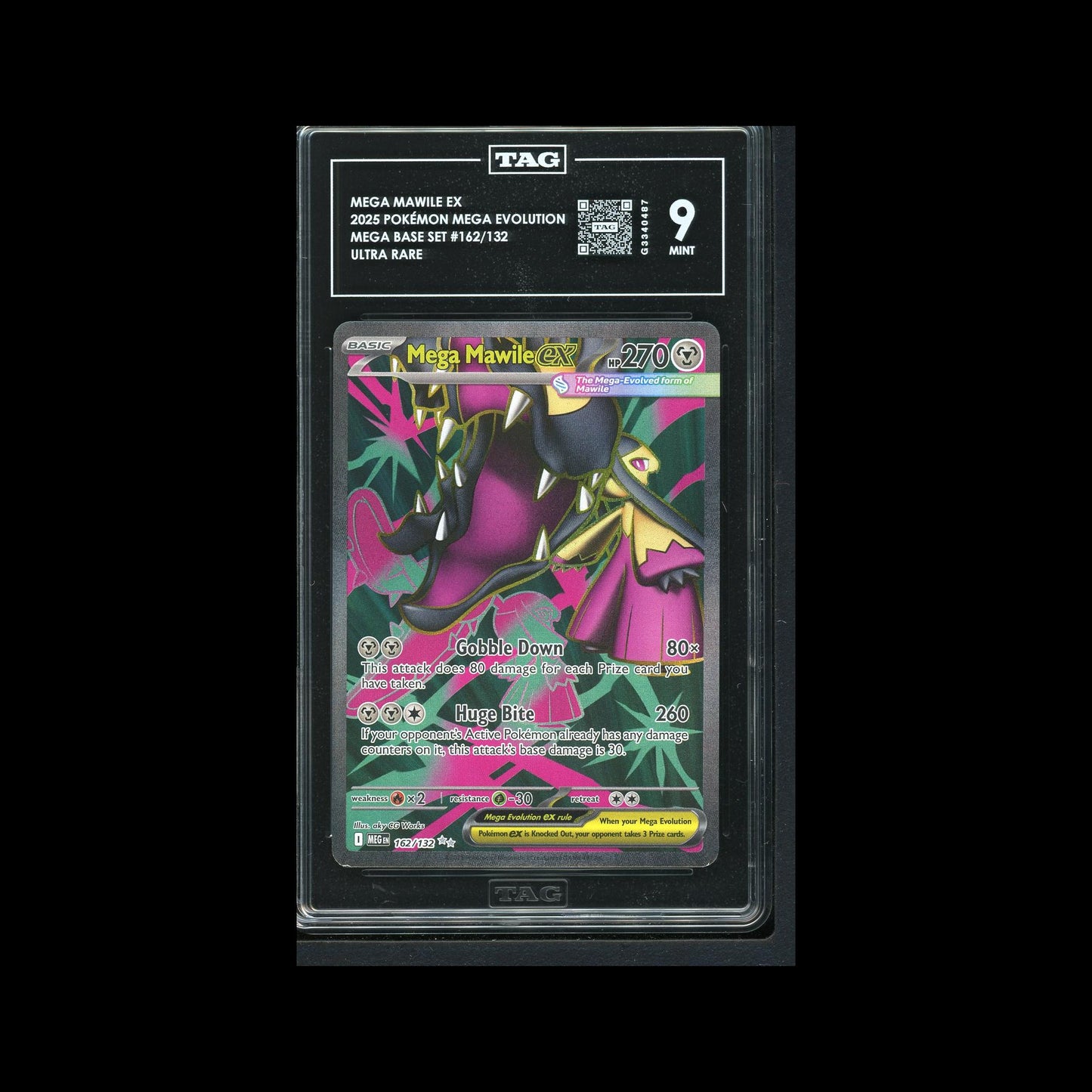 Mega Mawile Ex - Mega Evolutions 162/132 TAG 9