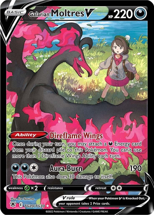 Galarian Moltres V - Astral Radiance TG20/TG30