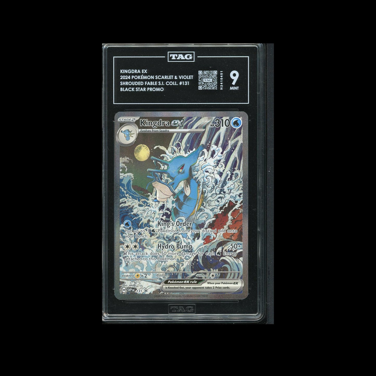 Kingdra Ex - Black Star Promo #131 TAG 9