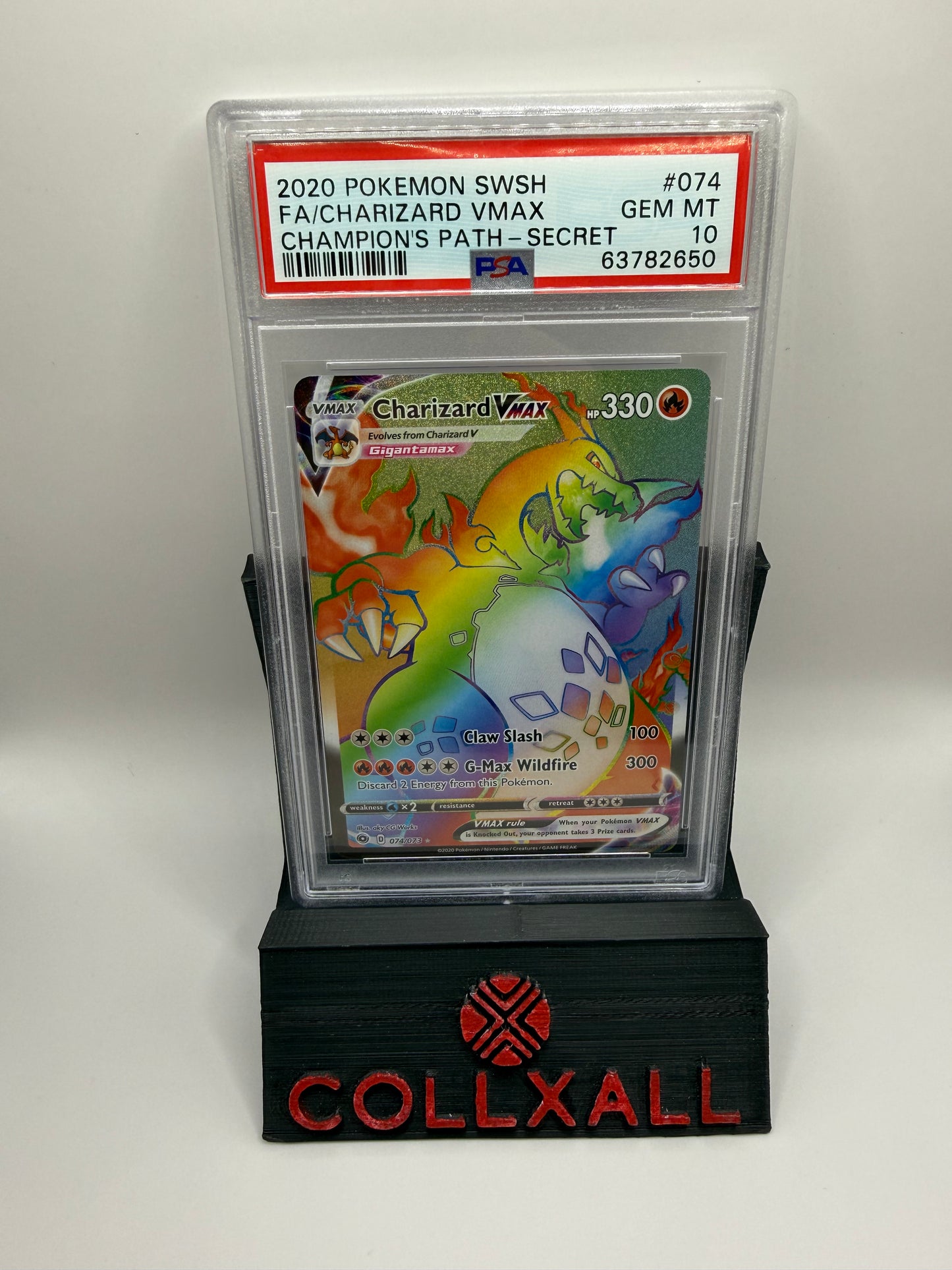 Charizard VMAX - Champion’s Path Secret #074/073 - PSA 10