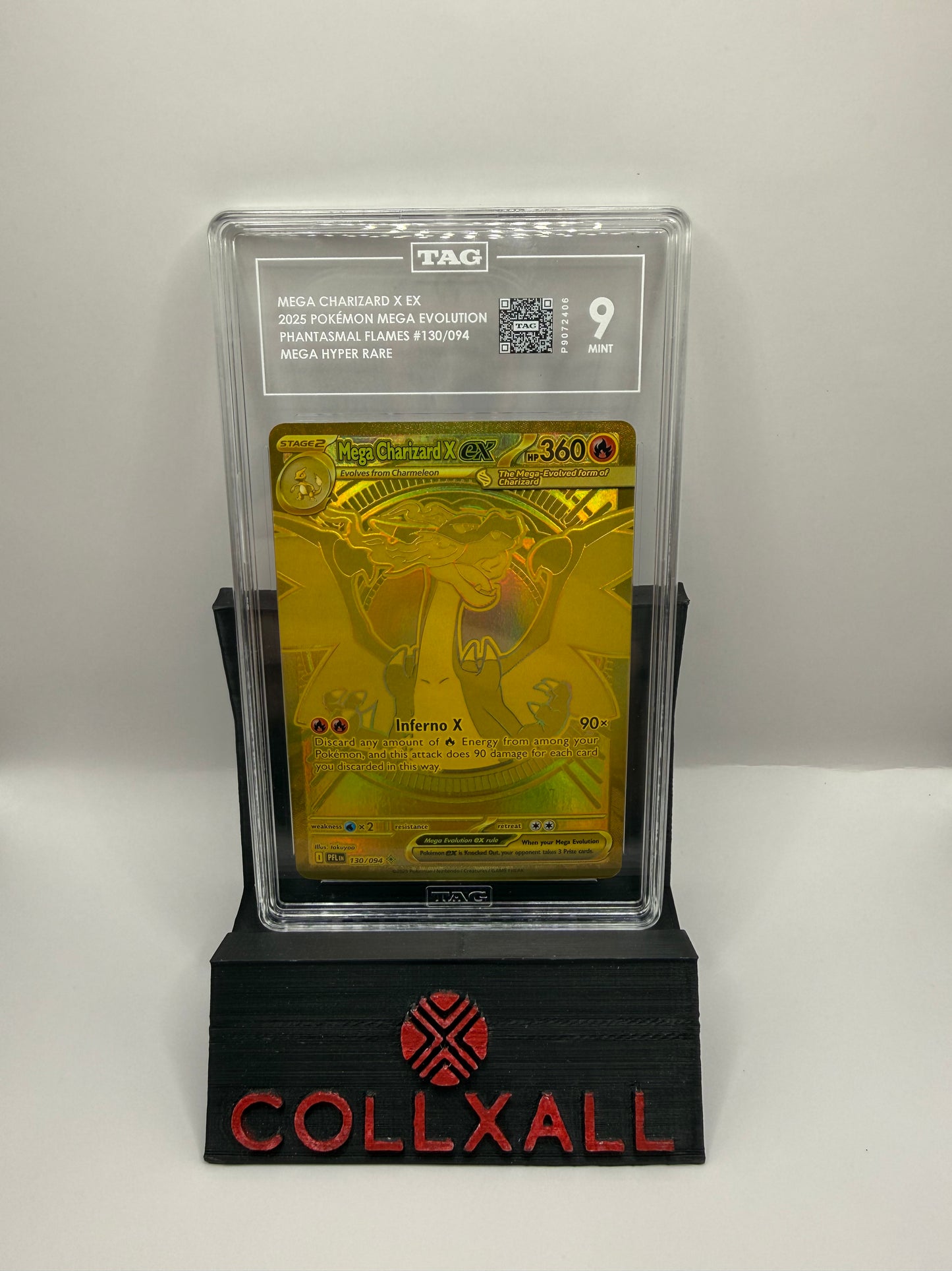 Mega Charizard X EX - PFL #130/094 - TAG 9