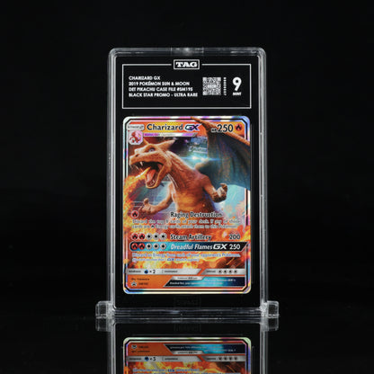 Charizard GX - SM: Detective Pikachu Black Star Promo #SM195 - TAG 9 - D