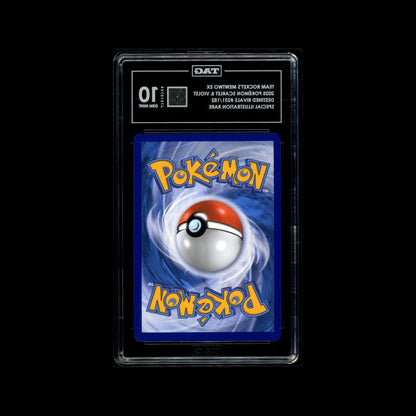 Team Rocket's Mewtwo ex - Destined Rivals 231/182 TAG 10 GEM MINT - B