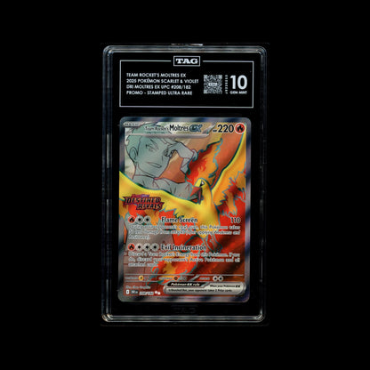 Team Rocket's Moltres ex - UPC Promo 208/182 TAG 10