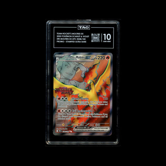 Team Rocket's Moltres ex - UPC Promo 208/182 TAG 10