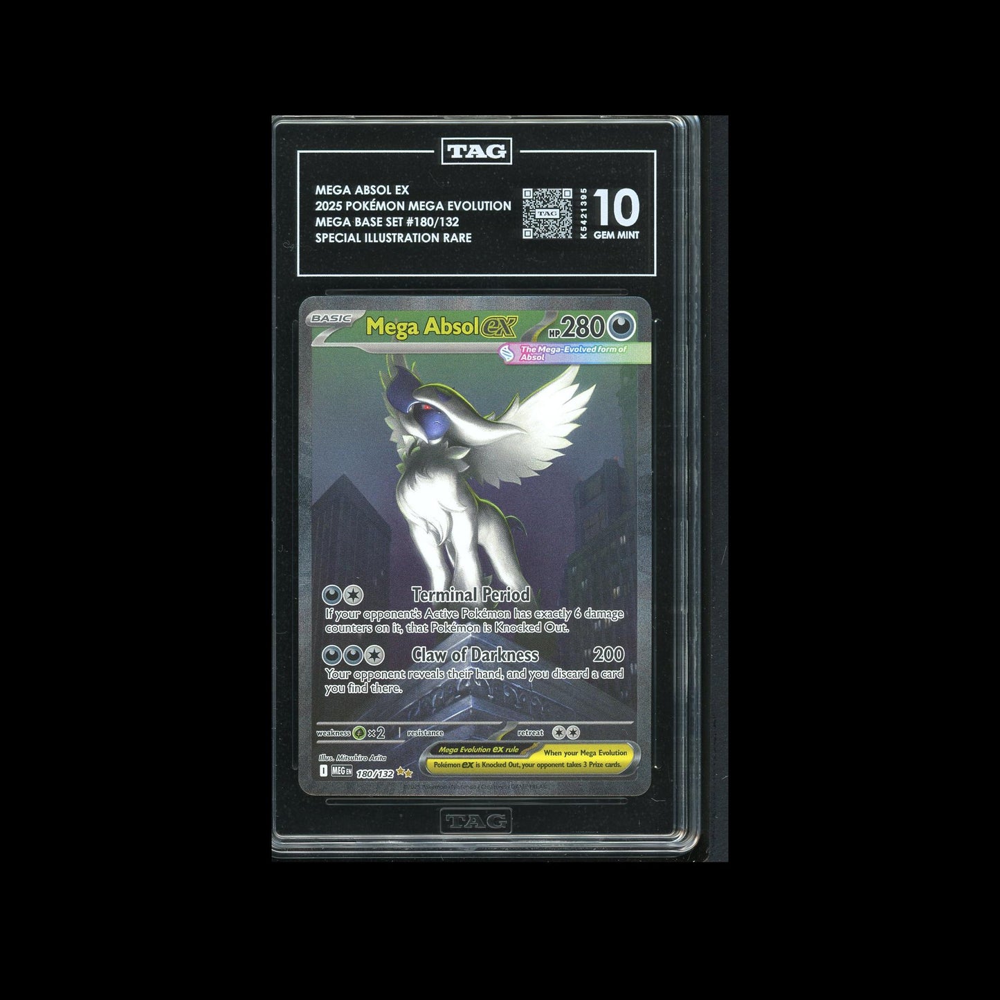 Mega Absol EX - Mega Evolutions 180/132 TAG 10