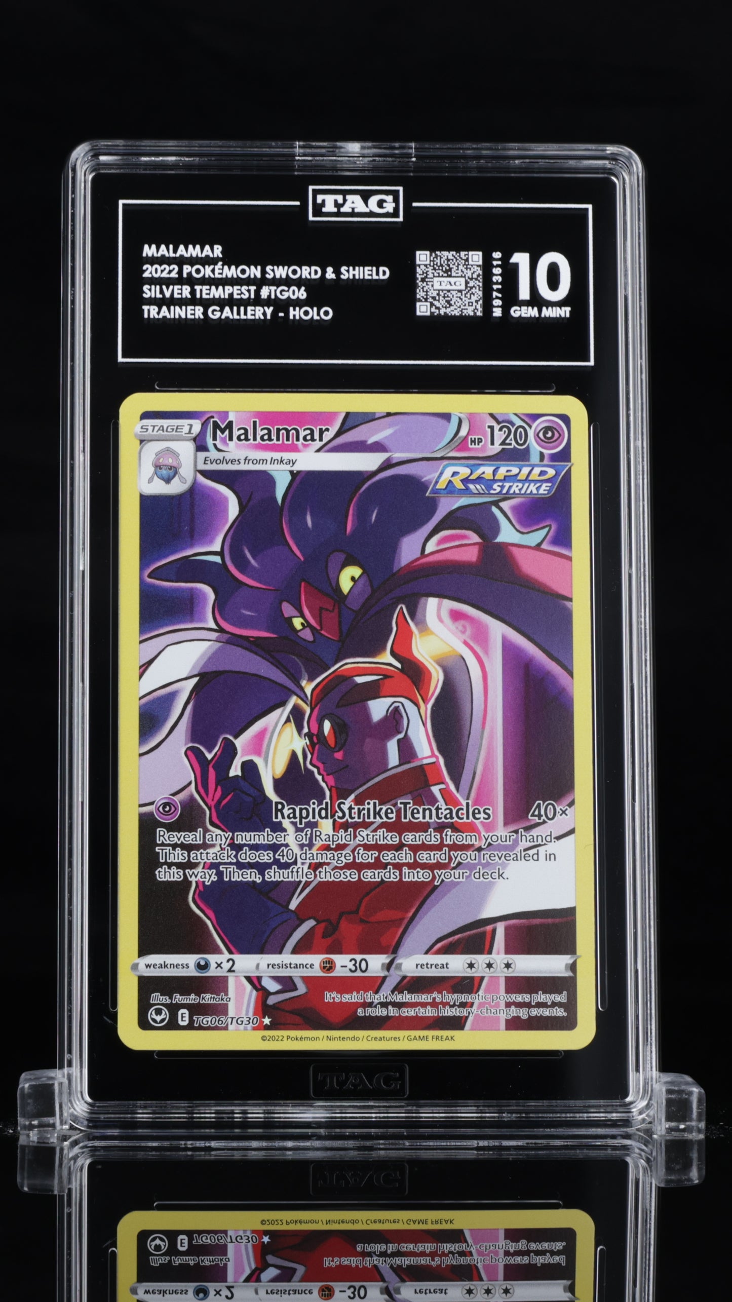 Malamar TG06 Full Art - Ultra Rare - TAG 10
