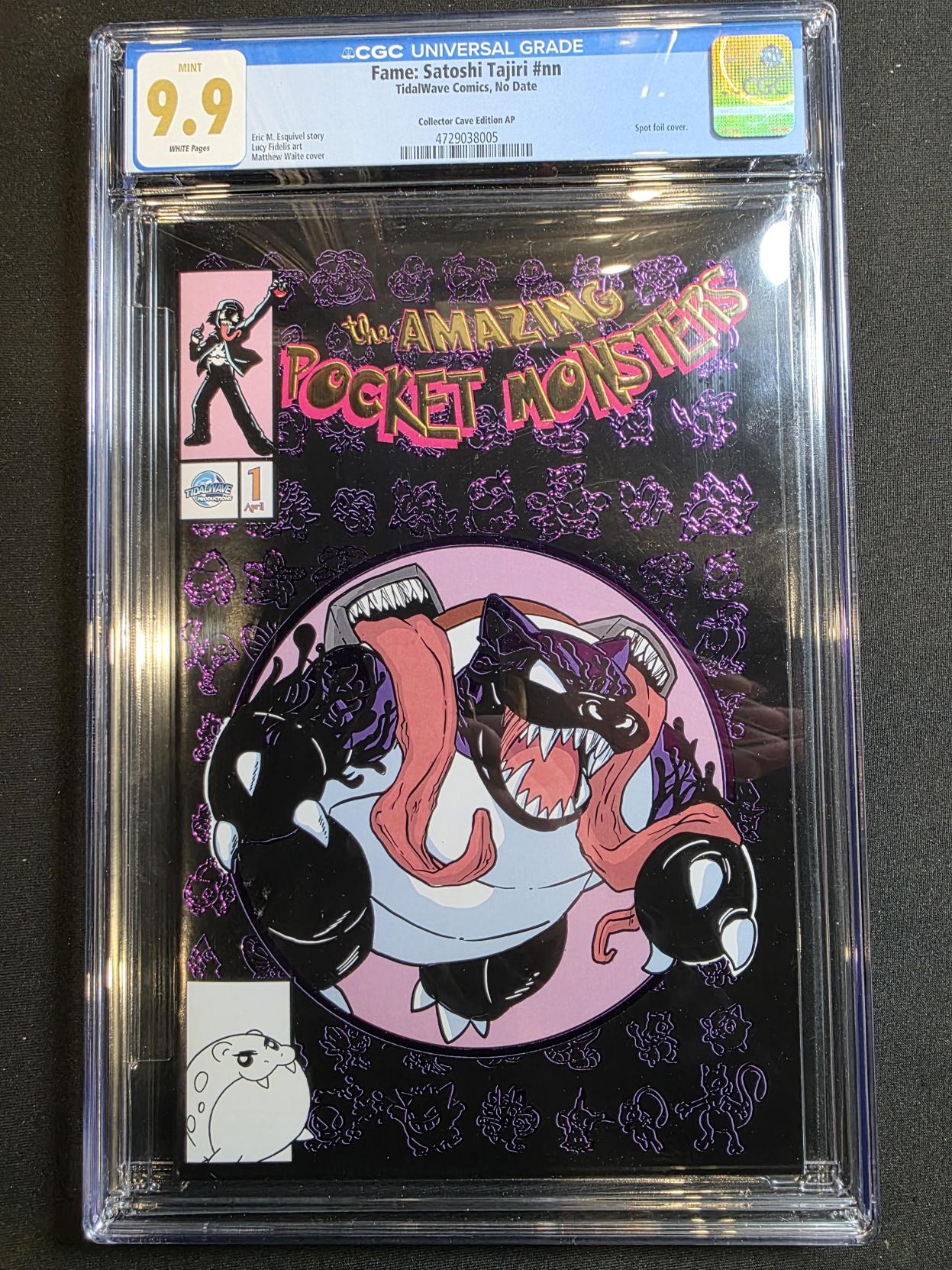The Amazing Pocket Monsters - Fame: Satoshi Tajiri #nn CGC 9.9!