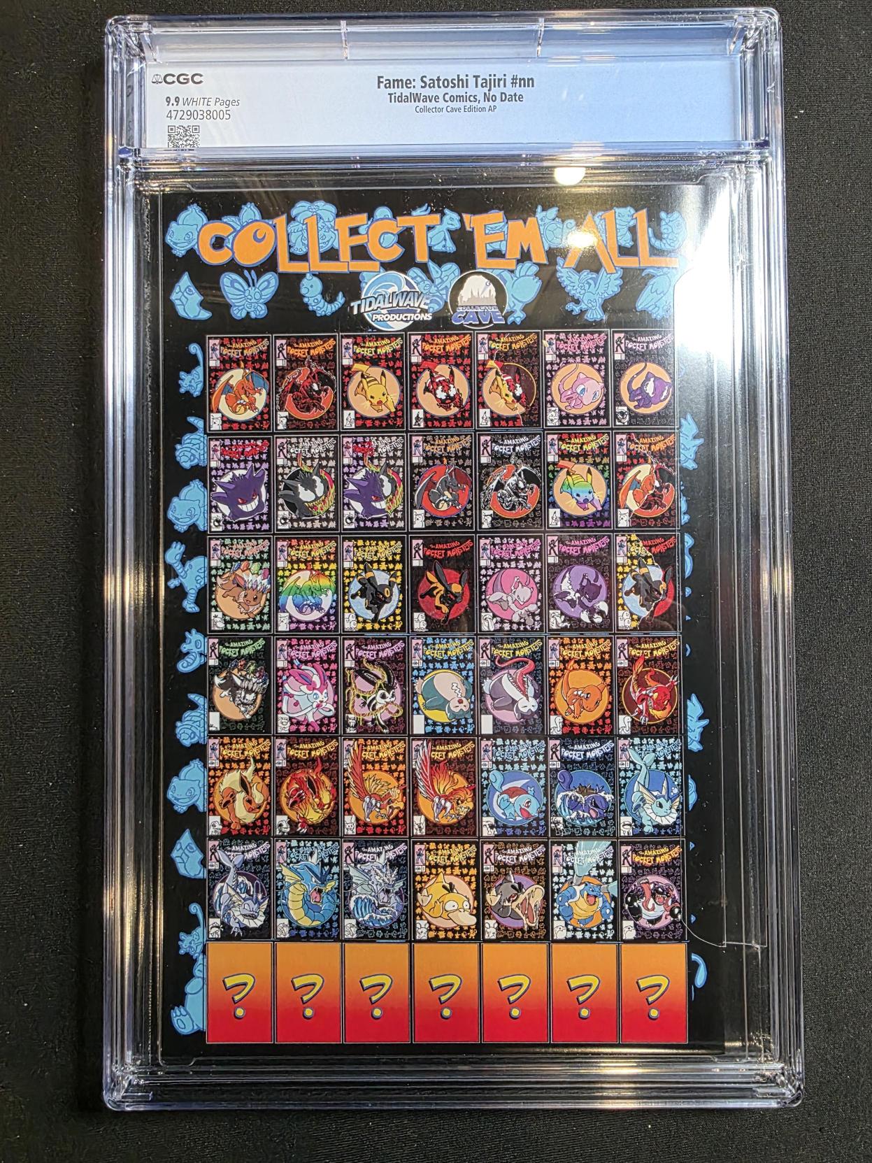 The Amazing Pocket Monsters - Fame: Satoshi Tajiri #nn CGC 9.9!