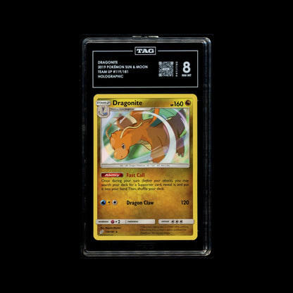 Dragonite - Team Up 119/181 TAG 8 NM MT