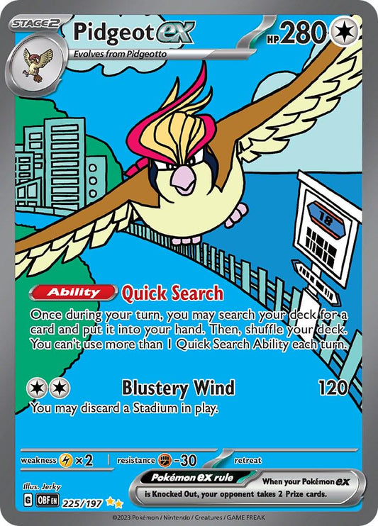 Pidgeot EX - Obsidian Flames #225/197