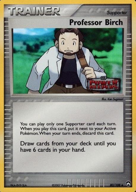 Professor Birch - Power Keepers #80/108 (STAMPED REVERSE HALO)