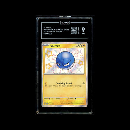 Voltorb - Paldean Fates 133/091	 TAG 9 MINT