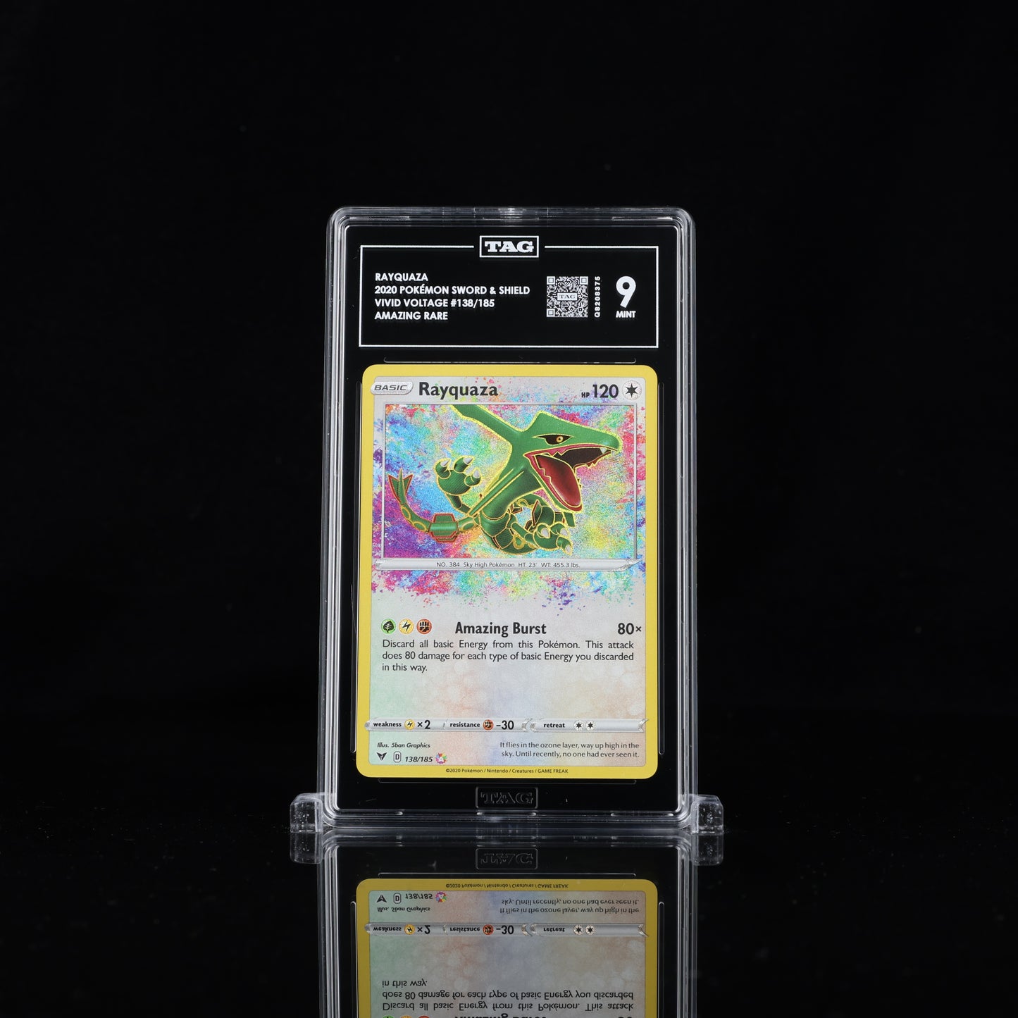 Rayquaza - Vivid Voltage #138/185 - TAG 9