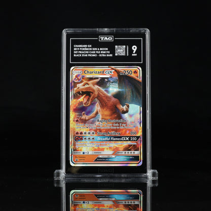 Charizard GX - SM: Detective Pikachu Black Star Promo #SM195 - TAG 9 - J