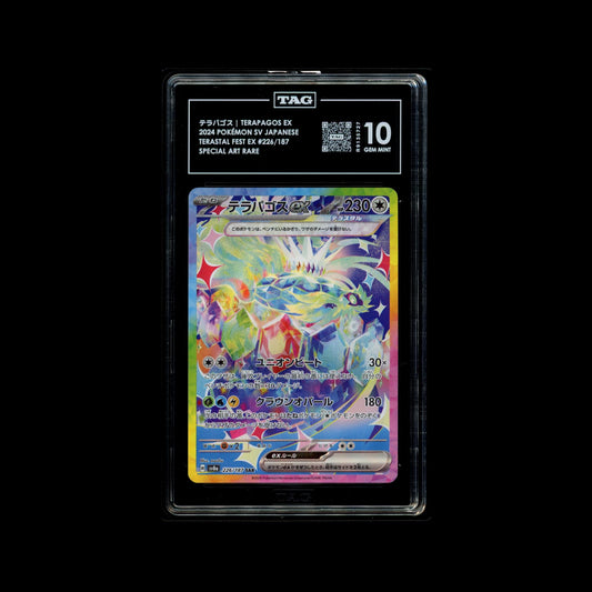 Terapagos ex - Terastal Fest 226/187 TAG 10 GEM MINT