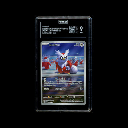 Delibird - MEGA Base Set 152/132 TAG 9 MINT
