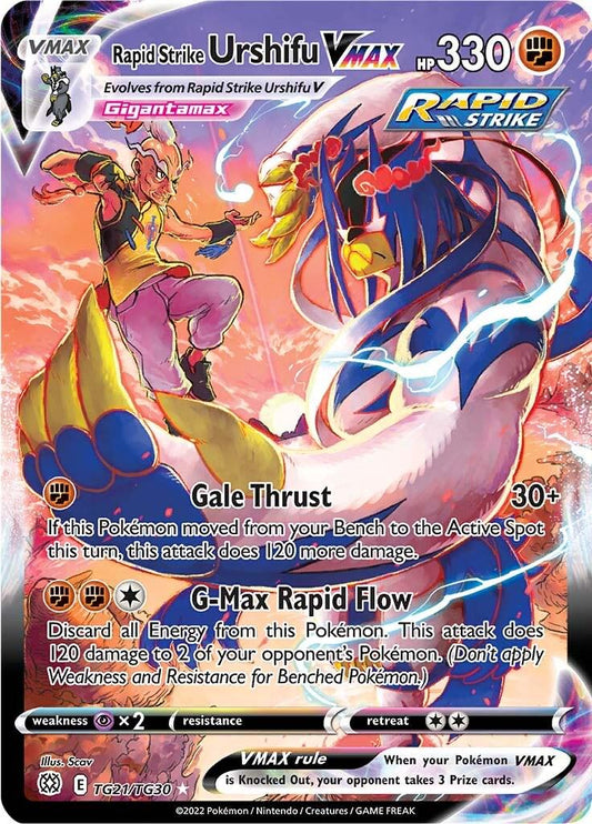 Rapid Strike Urshifu VMAX - Brilliant Stars #TG21/30