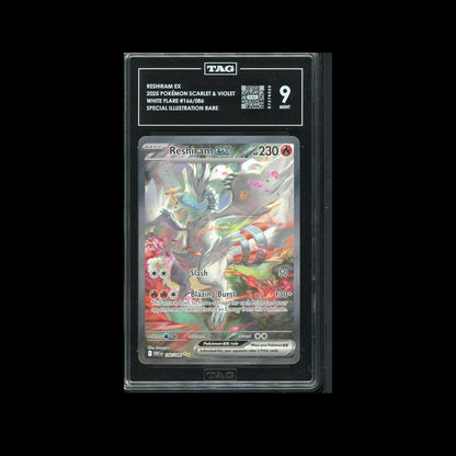 Reshiram Ex - White Flare 166/086 TAG 9