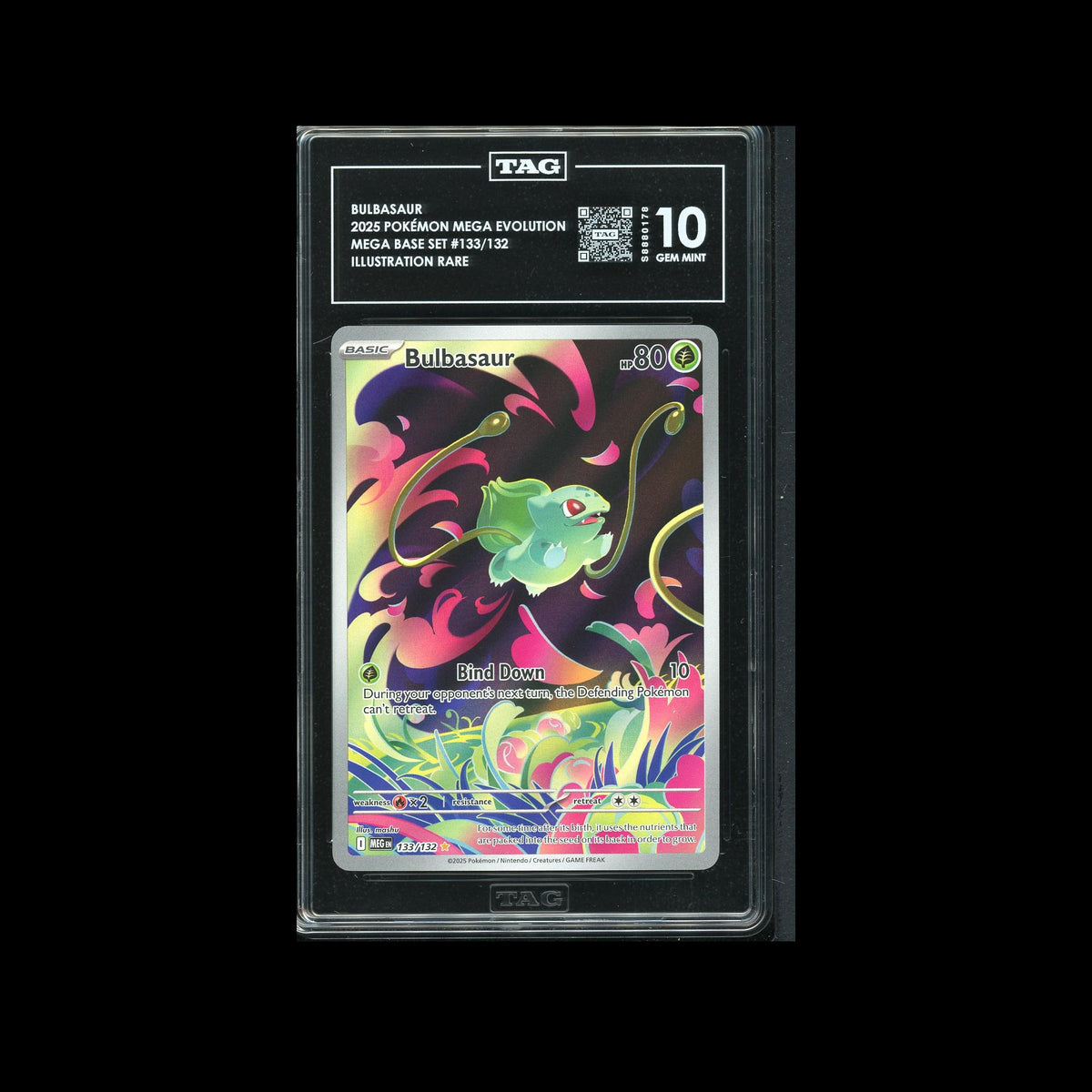 Bulbasaur - Mega Evolutions 133/132 TAG 10